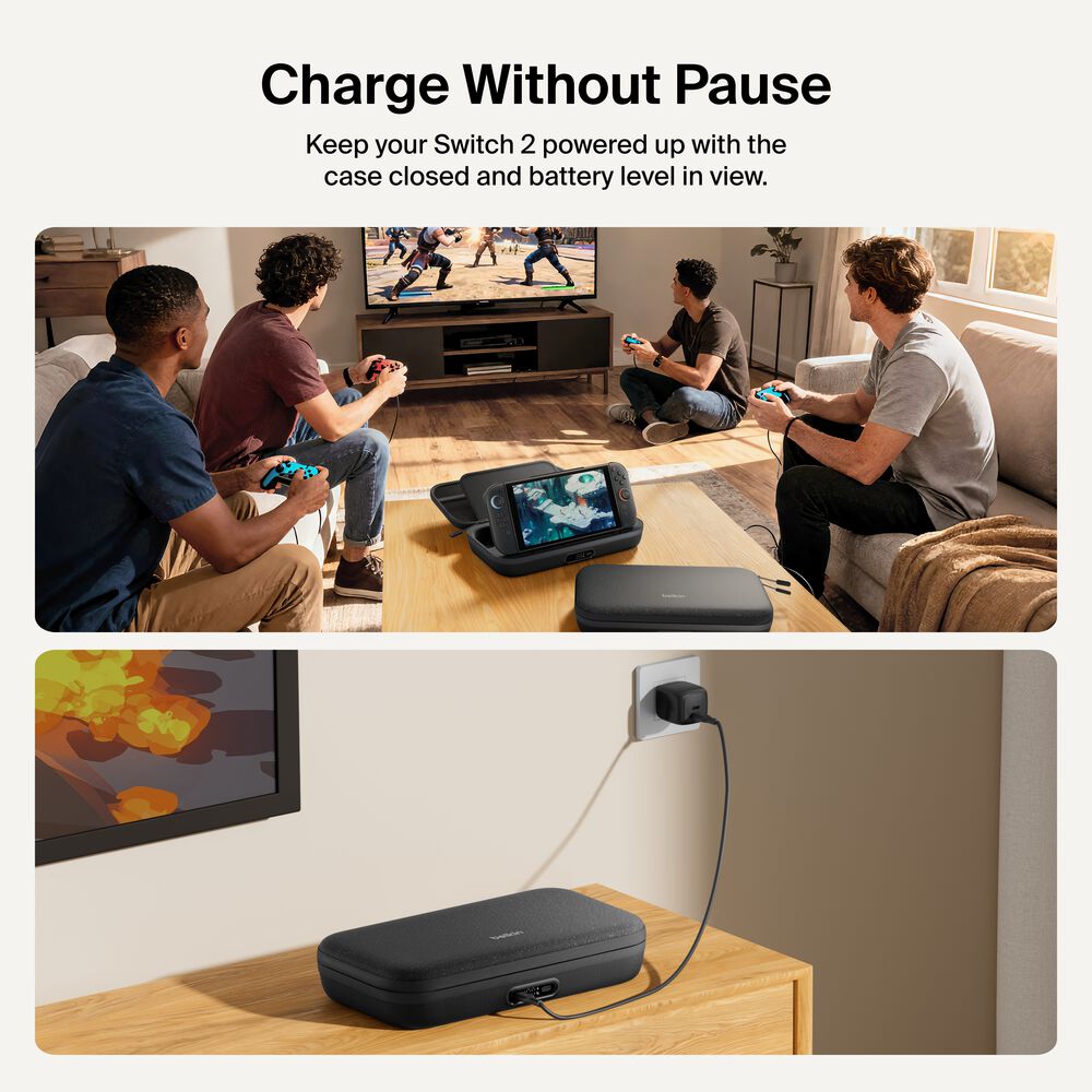 Charging Case Pro, Charcoal, hi-res