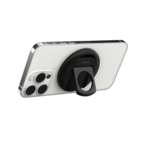 iPhone-houder met MagSafe voor Mac-laptops, Zwart, hi-res