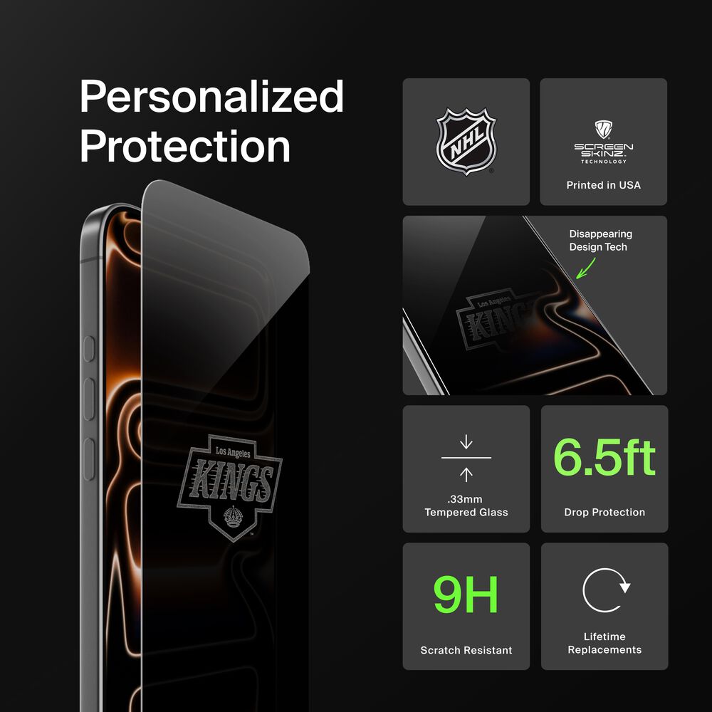 Los Angeles Kings Custom Glass Screen Protector, , hi-res