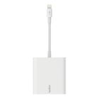 Ethernet- en voedingsadapter met Lightning-connector, Wit, hi-res