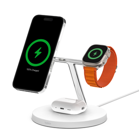 3-in-1 Wireless Charger with Official MagSafe Charging 15W
