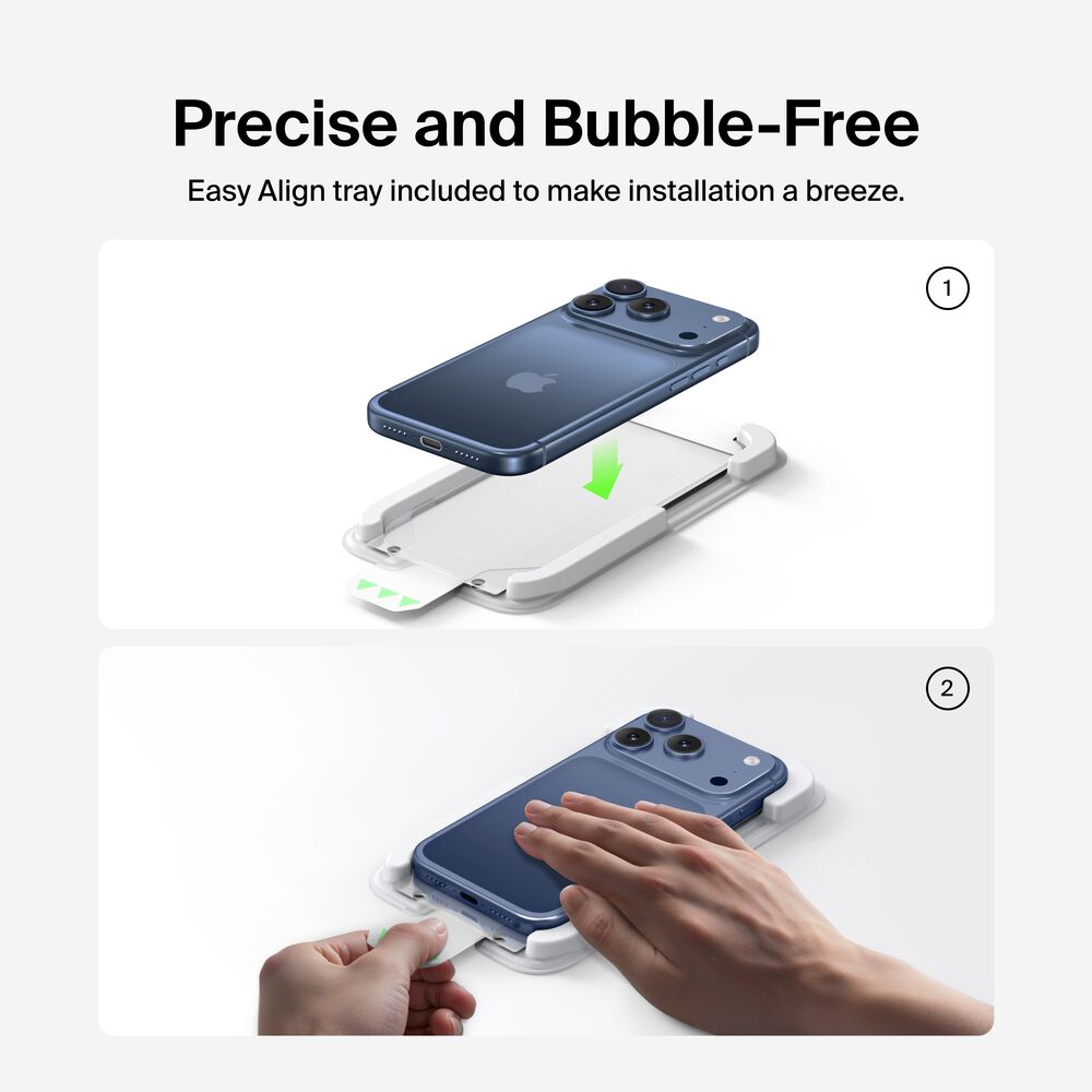 TemperedGlass Screen Protector for iPhone 17 Pro Max, , hi-res