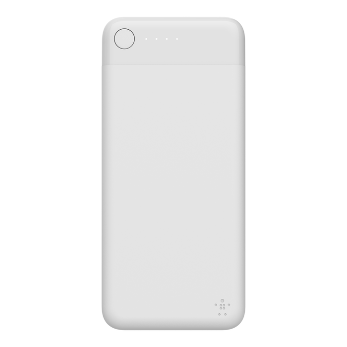 Power Bank 5K With Lightning Connector, White, hi-res