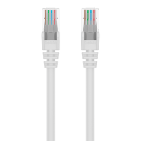 Cat6 Snagless Patch Cable, 20 Feet  White, Blanc, hi-res