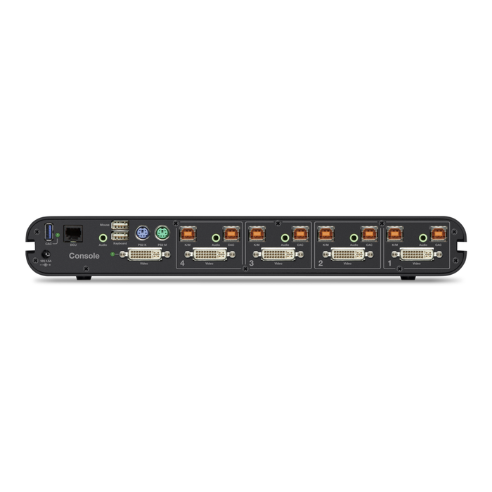 Secure DVI-I KVM Switch, 4-Port with CAC, , hi-res