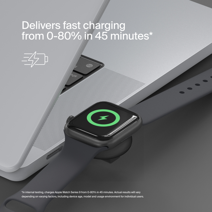 BoostCharge Portable USB C Apple Watch Charger Belkin US