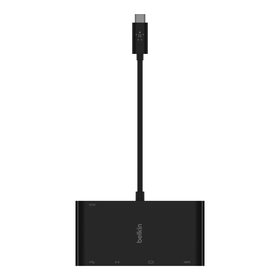 USB-C 多媒体 + 充电适配器 (100W), 黑色, hi-res