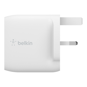 Dual USB-A Wall Charger 24W, White, hi-res