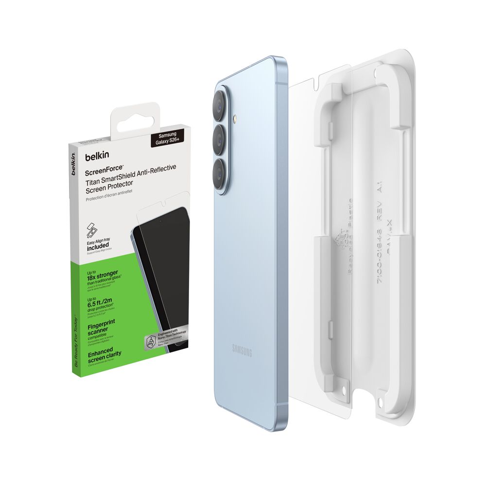 Titan SmartShield Anti-Reflective Screen Protector for Samsung Galaxy S26+, , hi-res