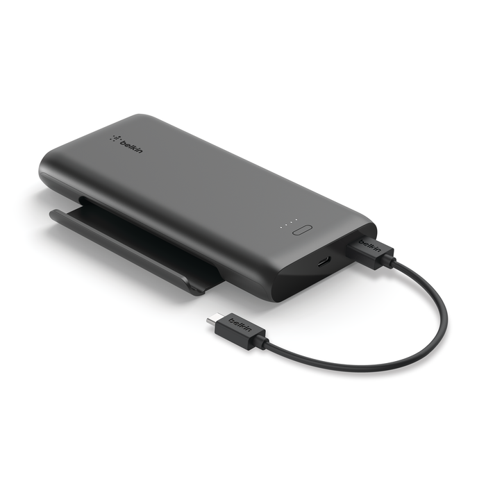 Power Bank 10K + Stand Play Series, Black, hi-res