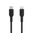 Câble à gaine tressée USB-C vers Lightning BOOST↑CHARGE™ (1 m, noir), Noir, hi-res
