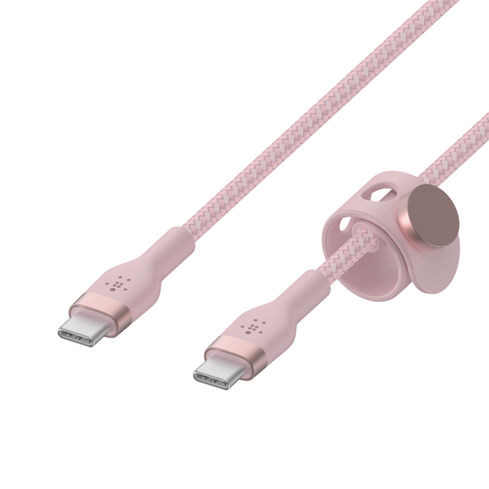 USB-C to USB-C Cable 60W, Pink, hi-res