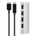 USB 3.0 4 Port Hub + USB-C™ Cable (USB Type-C™), , hi-res