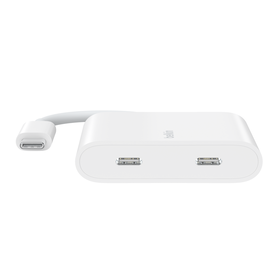 USB-C Data + Charge Adapter, White, hi-res