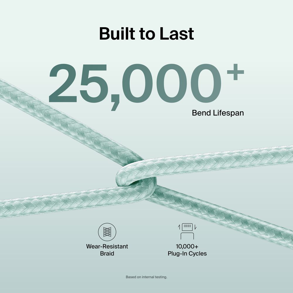 USB-C to USB-C Cable 60W, Green, hi-res