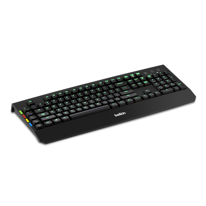 KVM Remote Control with Integrated Keyboard, Negro, hi-res