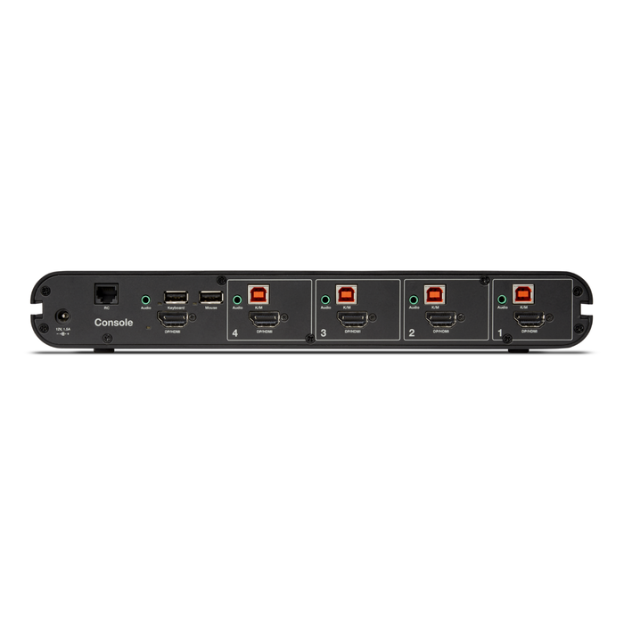 Universal Secure KVM Switch, 4Port Single Head No CAC Belkin