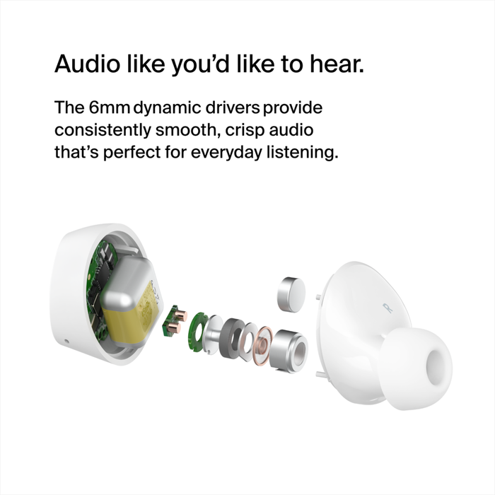 True Wireless Earbuds, White, hi-res