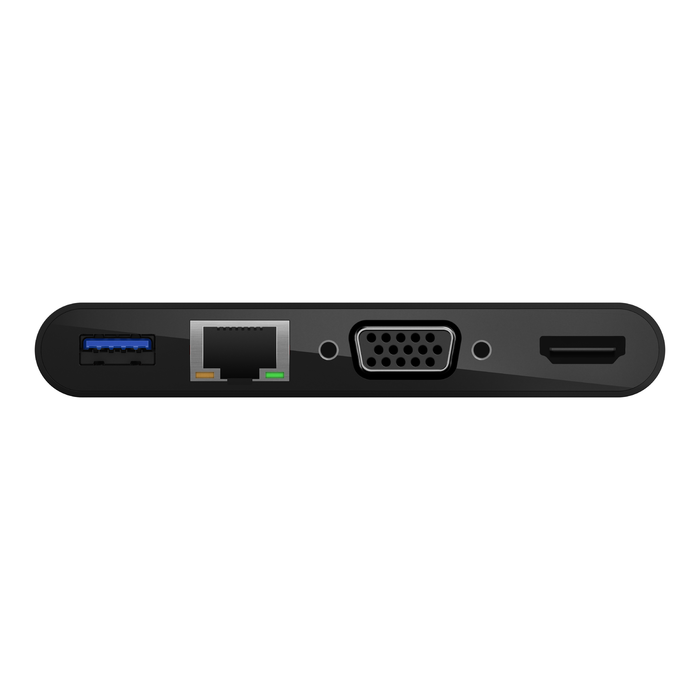Adaptateur USB-C multimédia, Noir, hi-res