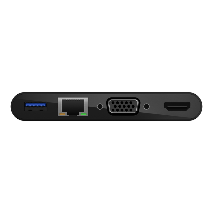 USB-C Multimedia Adapter, 4K HDMI, Gigabit Ethernet, VGA