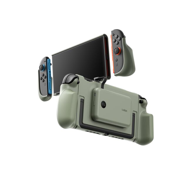 Html Toggle Switch Components Charging Grip for Nintendo Switch 2, Olive | Belkin