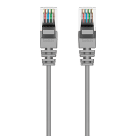CAT6 Slim Gigabit Snagless UTP Ethernet Cable, Gray, hi-res