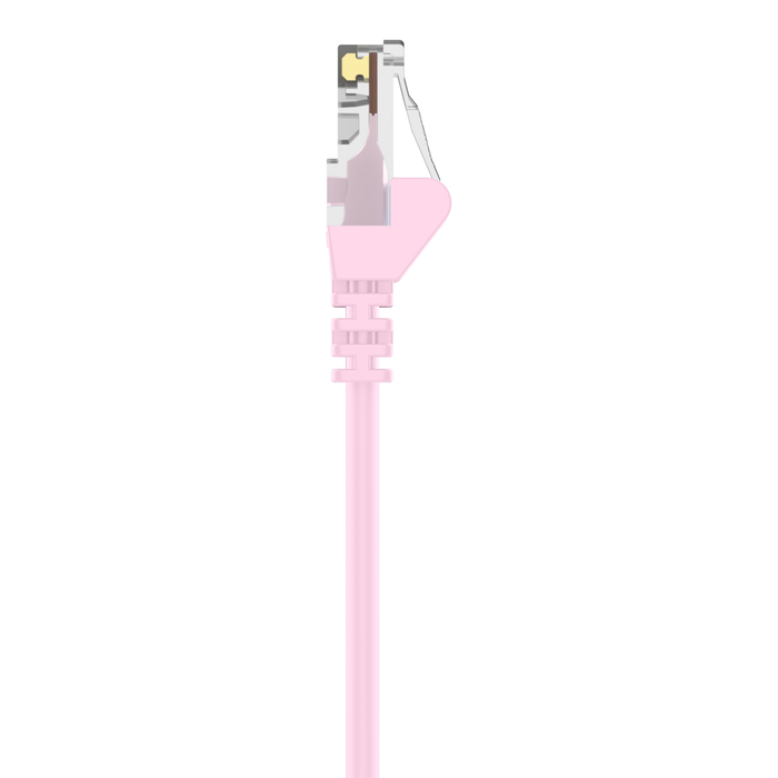 RJ45 CAT-5e Patch Cable, Snagless Molded Pink 01, Pink, hi-res