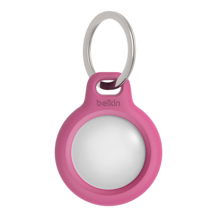 Belkin Secure Holder with Key Ring for AirTag - Pink