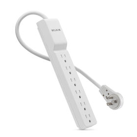 6-Outlet Surge Protector Rotating Plug, 8 ft. Cord