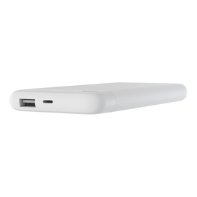 Power Bank 5K With Lightning Connector, White, hi-res