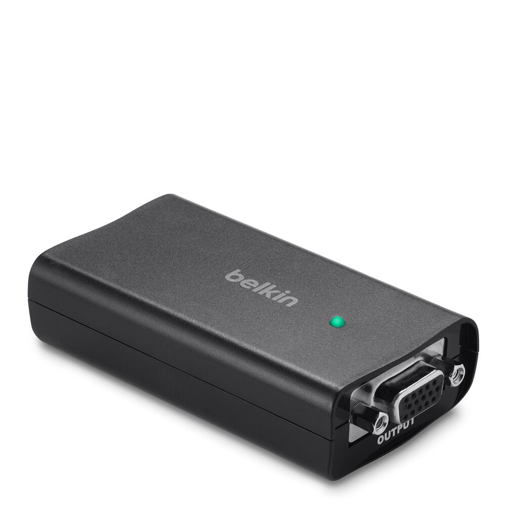 HDMI to VGA + 3.5mm Audio Adapter Video Converter - Black, Black, hi-res