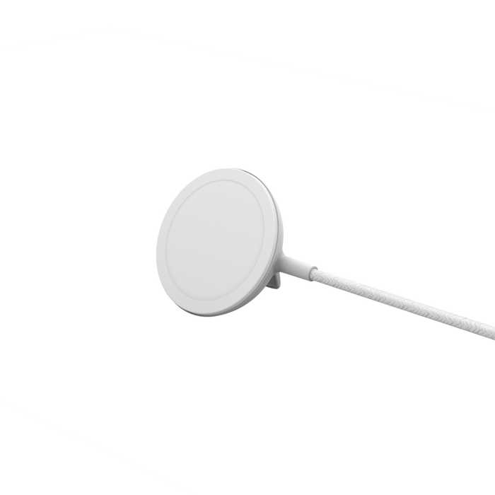 Portable Wireless Charger Pad with Official MagSafe Charging 15W, White, hi-res