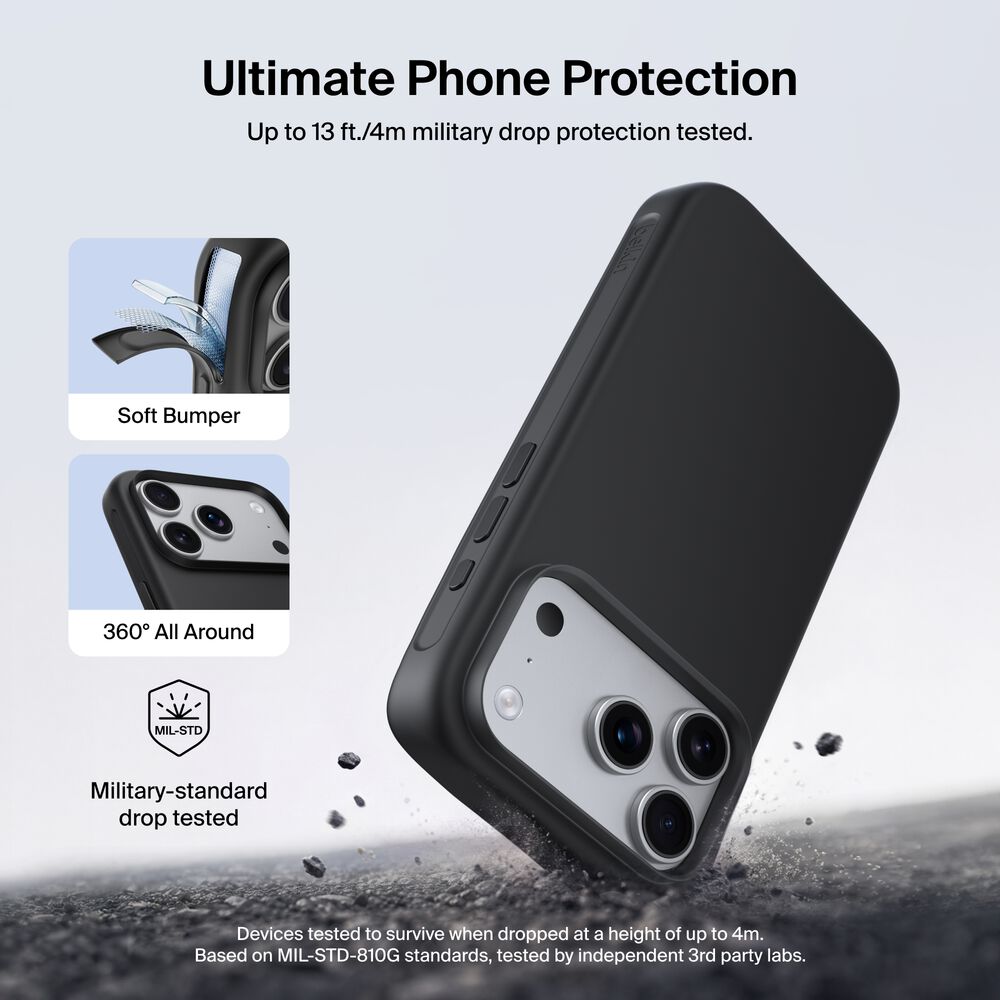 Protect Series Case for iPhone 18 Pro / iPhone 17 Pro, Black, hi-res