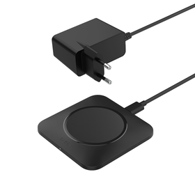 Base de carga inal&aacute;mbrica universal de 15 W con alineaci&oacute;n f&aacute;cil