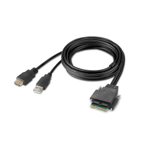 2-Port Single Head HDMI Modular Secure KVM Switch PP4.0 W/ Remote, Noir, hi-res