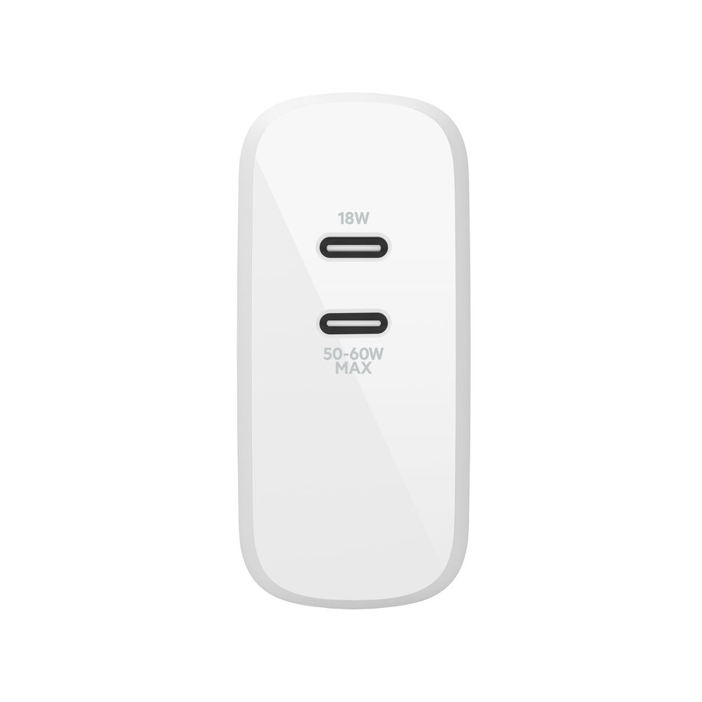 Dual USB-C PD GaN Wall Charger - 68W | Belkin TW