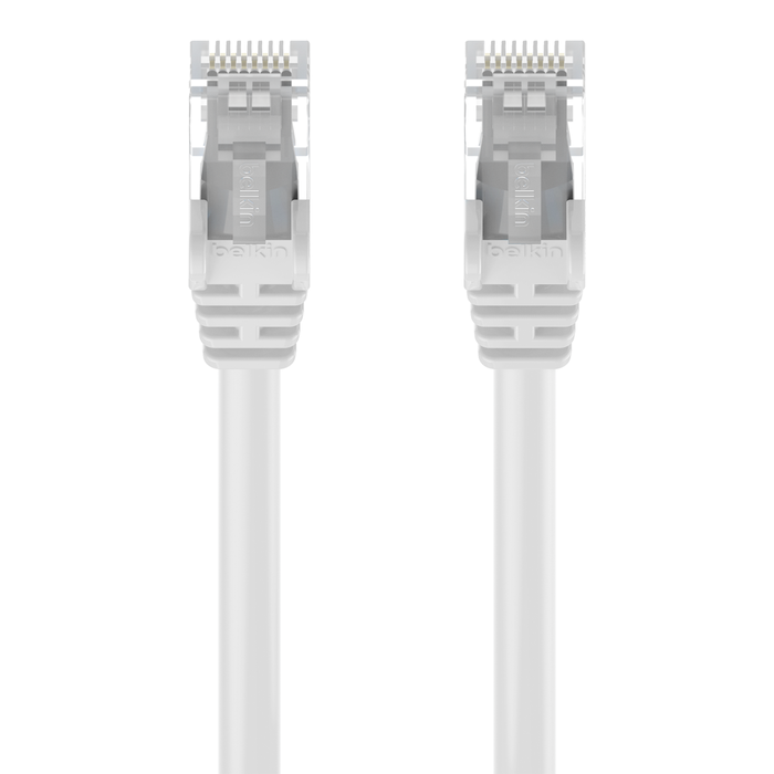 Cat6 Snagless Patch Cable, 20 Feet  White, Blanc, hi-res