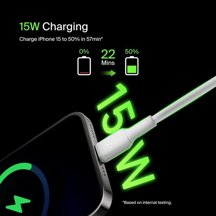 USB-C to USB-A Cable (1m / 3.3ft, White), White, hi-res