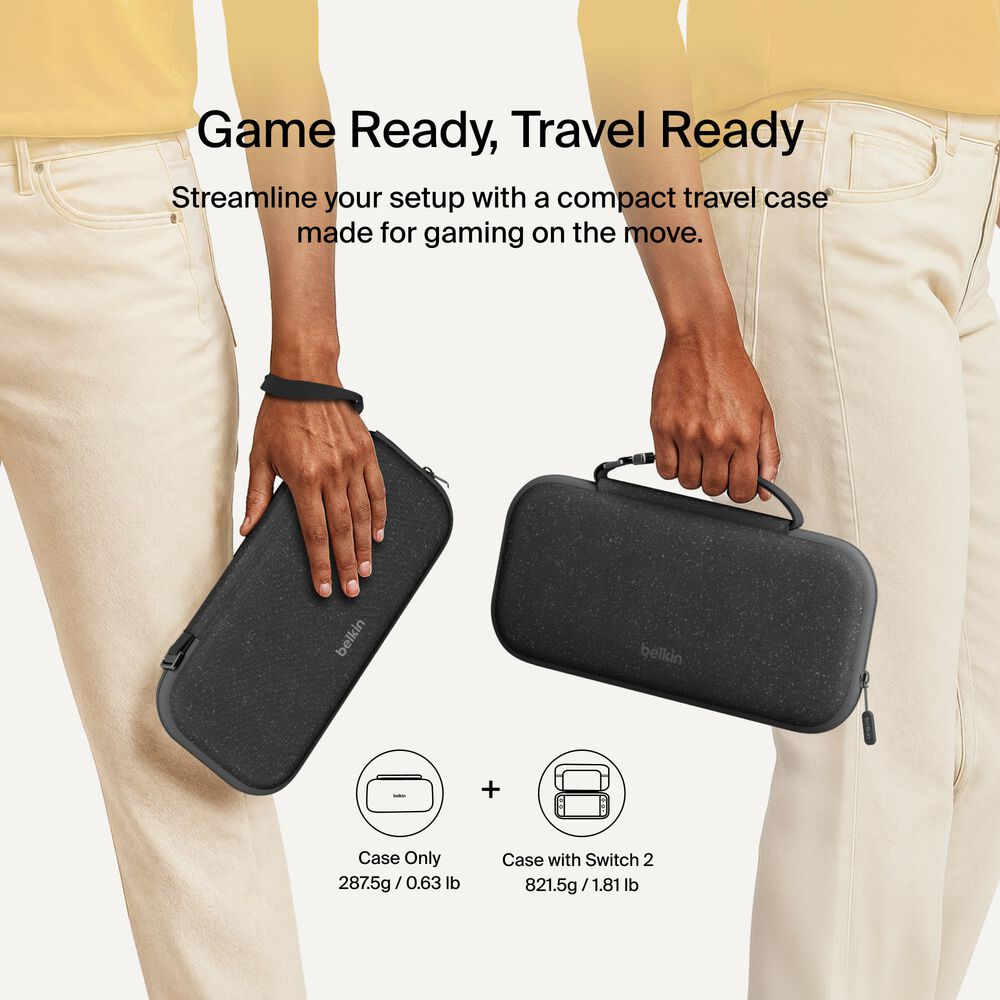 Travel Case for Nintendo Switch 2, Charcoal, hi-res