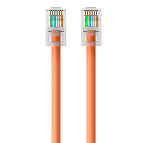 CAT6 Ethernet Patch Cable, RJ45, M/M, Orange, hi-res