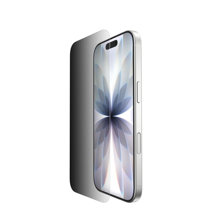 InvisiGlass Privacy Filter Screen Protector for iPhone 17 / iPhone 16 Pro, , hi-res