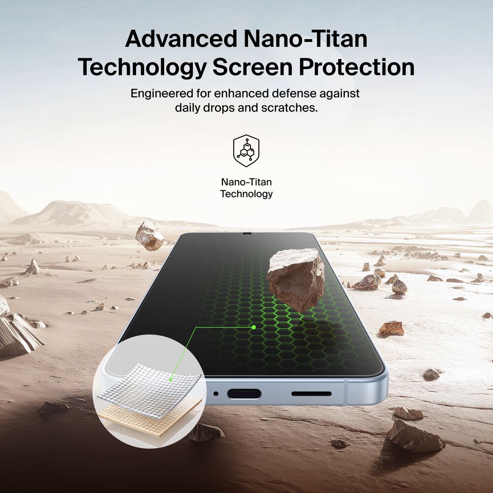 Titan SmartShield Privacy Filter Screen Protector for Samsung Galaxy S26+, , hi-res