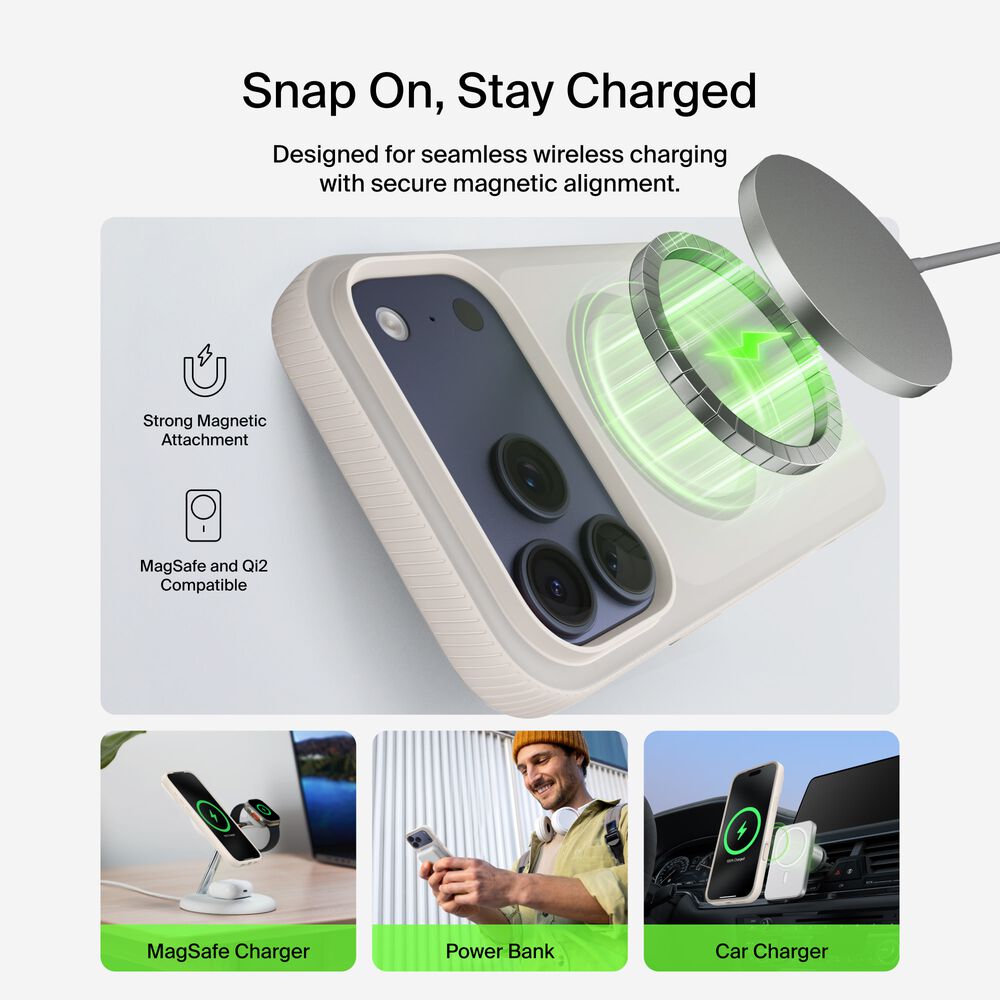 Grip Series Case for iPhone 17 Pro Max, Sand, hi-res