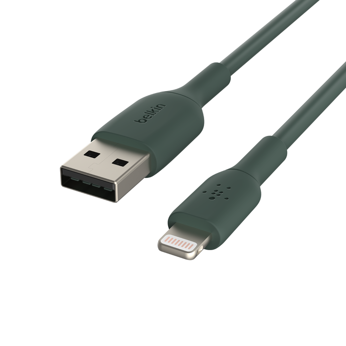 Cable Lightning a USB-A BOOST↑CHARGE™ (1 m, verde noche), Verde noche, hi-res