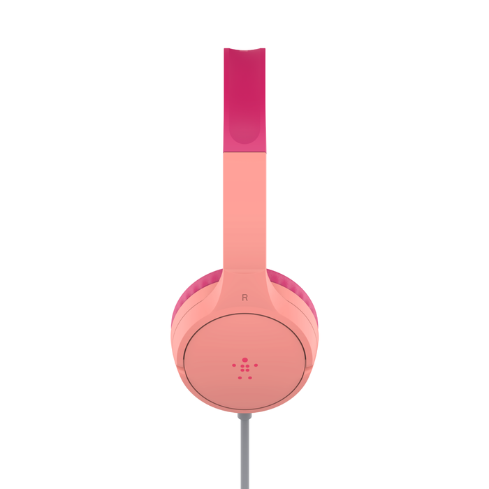On-ear koptelefoon voor kinderen, Roze, hi-res