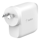 Dual USB-C PD GaN Wall Charger 68W, White, hi-res