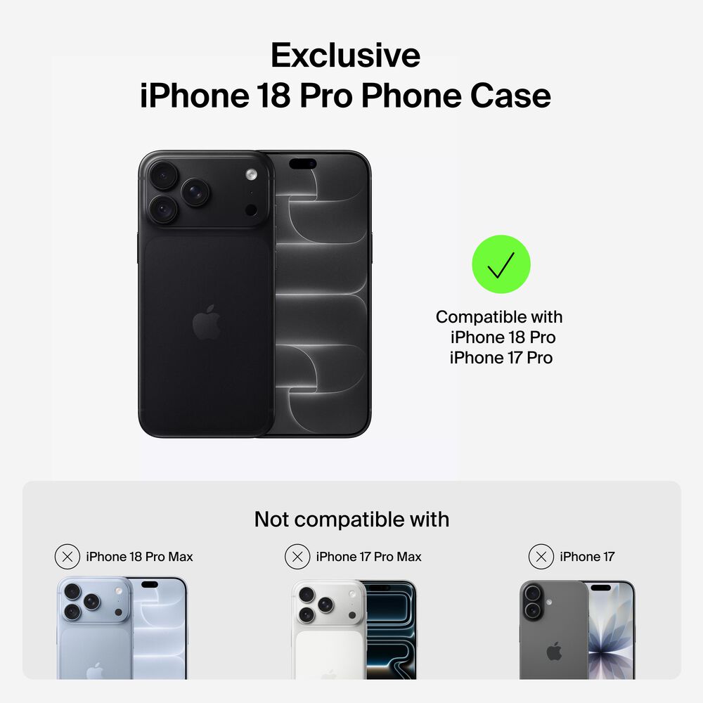 Grip Series Case for iPhone 18 Pro / iPhone 17 Pro, Black, hi-res