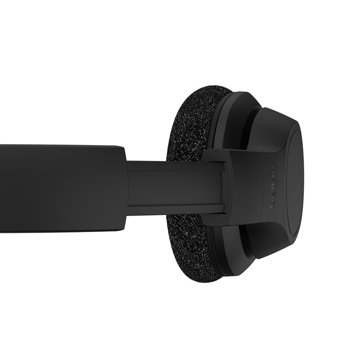 Casque sans fil COOSII avec microphone, 40H de lecture Bluetooth sur  l'oreille avec micro rétractable, clé USB 