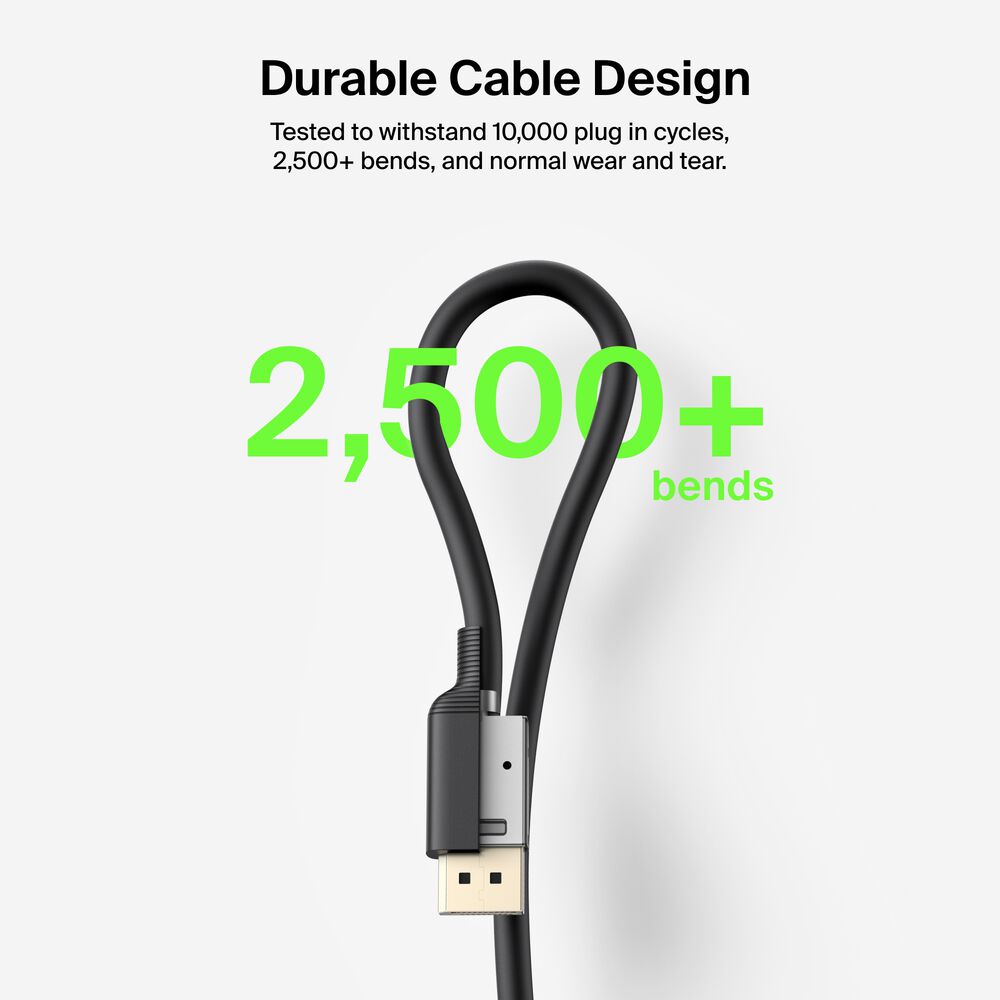 DisplayPort 2.1 Cable (10K), 2m/6.6 ft., , hi-res