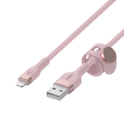 C&acirc;ble USB-A avec connecteur Lightning, Rose, hi-res
